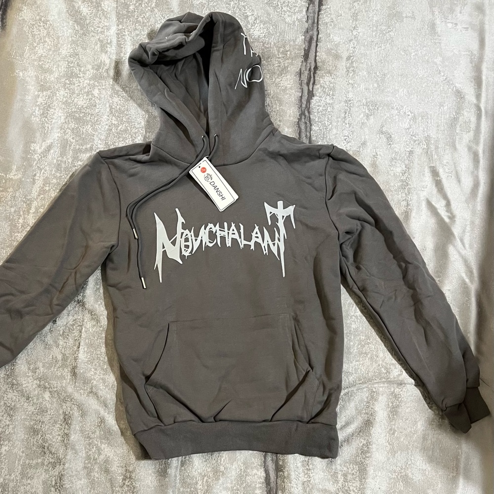 The exclusive NONCHALANT hoodie in a size small